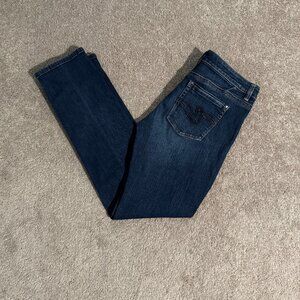 White House Black Market Blanc Slim Ankle Jeans Size 6R (31x29)